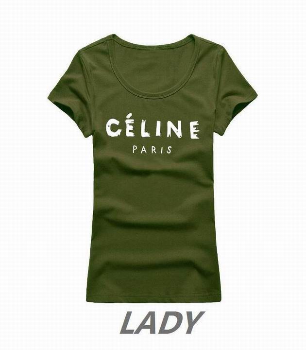 Celine short round collar T woman S-XL-009
